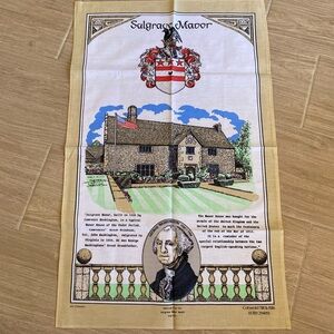 Sulgrave Manor Decorative Tapestry Dish Towel